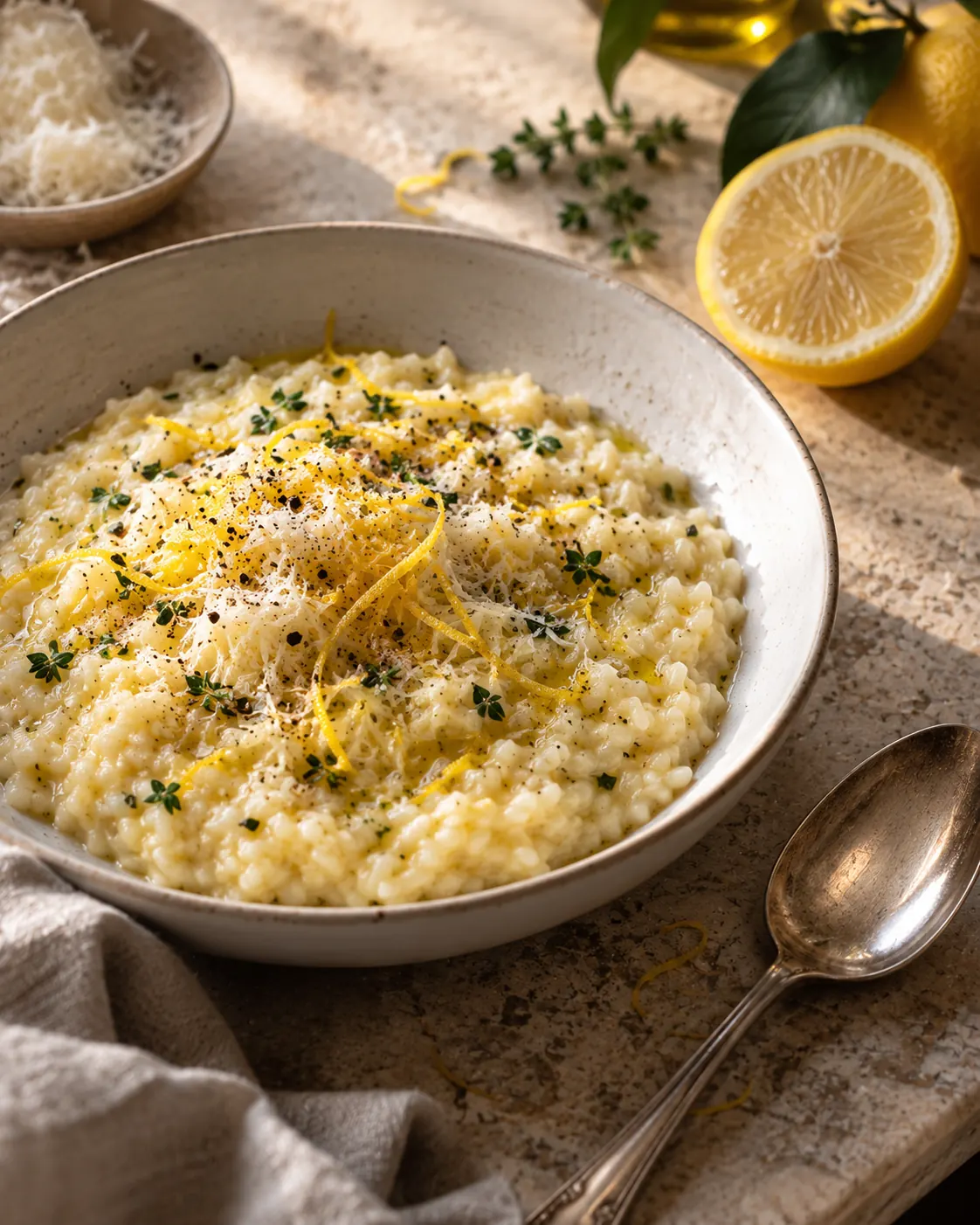 Risotto al limone – Sonne im Teller